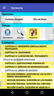 Herencia android App screenshot 1